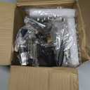 yofit 6 Pcs Christmas Snowflake Stocking Holder, Metal Christmas Stocking Hanger, 3D Silver Stocking Hooks Non-Slip for Fireplace Mantel Window Christmas Home Xmas Party Decor