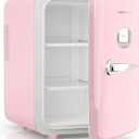 4L Mini Skincare Fridge, Makeup Cooler & Warmer, Blush Pink