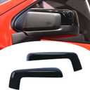 Mirror Cover Cap Trim Compatible with 2019-2024 Chevy Silverado 1500, GMC Sierra 1500 Glossy Black