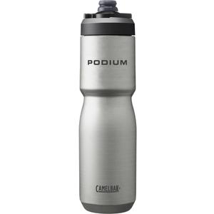CamelBak Podium Steel Insulated Stainless Steel Bike Water Bottle, LongLasting Cold Hydration for Cycling Performance, 22oz, Stainless