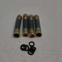 Garden Hose Extension Adapter, Hose Kink Protector with Coil Spring, 4 Pack