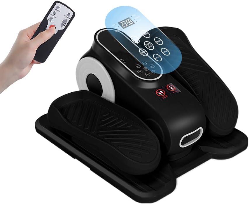 Under Desk Elliptical 12 Gear Adjustable Leg Exerciser for Seniors