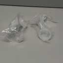 Nenesupply 19mm 2 pc Flanges Compatible with Spectra S2 S1 9 Plus Synergy Gold Breastpump Replacement to Spectra Pump Parts Flange Accessories Wide Mouth Work with Valve Backflow Protector Bottle