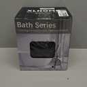 Bathroom Accessories Set - Gorgeous Black Bathroom Set, 10PC Bathroom Accessory Set, Toilet Brush, Trash Can, Qtip Holder & Soap Dispenser