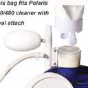 Spa Part Nylon Mesh Pool Cleaner All Purpose Bag - Fits Polaris 280, 480 Cleaner - Zippered K13 K16 (2)