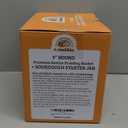 Sourdough Starter Kit for Beginners  Easy All-in-One Bread Baking Set with 9 Round Banneton Bread Proofing Basket, 24oz Glass Starter Jar & Essential Sourdough Tools  Start Baking Right Away