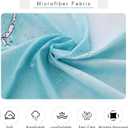 Sheet Set Blue Marble: Full Size Aqua Blue Bed Sheets for Teen Girls Kids Women Deep Pocket Baby Blue Marbling 4PC Bedding Sets with 1 Flat Sheet & 1 Fitted Sheet & 2 Pillowcases