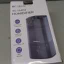 Humidifiers for Bedroom, 2.0L Cool Mist Humidifier for Home Plant and Baby Nursery, Quiet Ultrasonic Humidifier with 360 Nozzle, Auto Shut-Off, Filterless, Black