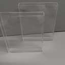 Barydat 2 Pcs Acrylic Shadow Boxes Display Cases, Shadow Box DIY Frame Clear Acrylic Display Cases Wedding Memory Dried Flower Container Picture Photo Frame for Valentine Day Wedding(8 x 10'')