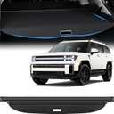 AUXKO Retractable Cargo Cover for Hyundai Santa Fe 2026 2025, Trunk Cover Luggage Security Shade Cover for 2026-2024 Hyundai Santa Fe Shielding Shade Anti-Peeping Luggage Privacy Screen, Carbon Fiber
