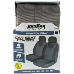 Custom Accessories Gray Bucket Low Back Seat Cover - 40407