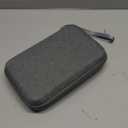 Hard Electronic Organizer Travel Case for MacBook Power Adapter Chargers Cables Power Bank Apple Magic Mouse Apple Pencil USB Flash Disk SD Card Hard Drive Waterproof Shockproof Carrying Case, Grey