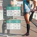 Laite Hebe 3 Pack Compression Sock-Compression Sock For Women and Men Circulation -Best for Running,Athletic Sports (Large-X-Large, 01-black)