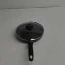 Swiss Diamond Frying Pans Nonstick with Lid, Features Ergonomic Handle, Nonstick Diamond Coated Aluminum Skillets and Oven Safe Frying Pans with Lids, Cover Included, 9.5 Inch