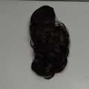 Claw Clip Ponytail Extension - 12 Inch Curly Ponytail Extension, Wavy Pony Tails Hair Extensions, Synthetic Hair Extensions Ponytail, Clip On Ponytails for Women (Dark Brown)