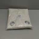 NICETOWN Natural Linen Curtains 84 inch Long 2 Panels Set, Grommet Top Thick Linen Burlap Semi Sheer Vertical Drapes Privacy Assured with Light Filtering for Bedroom/Living Room, W55 x L84