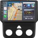 for Dodge Ram 1500 Radio Upgrade 2013-2019: Android 14 Car Stereo Replacement with Wireless CarPlay Android Auto - 9 Inch Touchscreen Head Unit GPS Navigation 2G+32G(Only fit Manual AC)