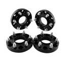 4pcs 6x5.5/6x139.7 Wheel Spacers 1" Compatible for Chevy Silverado 1500 GMC Sierra 1500 New Models, 78.1mm Hub Bore 6 Lugs M14x1.5 Hubring Spacer for Tahoe Suburban Avalanche Yukon Escalade