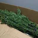 7.5 FT Pre-lit Christmas Tree Spruce with Remote Control, 450 Warm White Multi-Color Changing LED Lights, Artificial Hinged/Feel Real/Realistic for Home, Holiday Decoration Dual Color LED (Green Green)