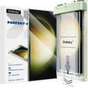 Didisky 2-Pack Tempered Glass Screen Protector for Samsung Galaxy S23 Ultra, Supports Ultrasonic Fingerprint, with Easy Installation Frame, 3D Curved Full Coverage,9H Hardness, Case Friendly, HD Clear