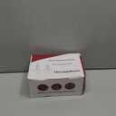 Metal Roofing Screws #10 2 Inch, 300 PCS, Zinc Plated Hex Head, Rubber Washer, Sharp Point, Self Starting, Hex Socket Included, Red