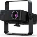 Yinker Mini Projector with WiFi 6 and Bluetooth 5.2, 500 ANSI Portable Movie Projector, Auto Keystone & Electric Focus, 4K Supported, for Home Theater, Bedroom, Outdoor, and Gaming