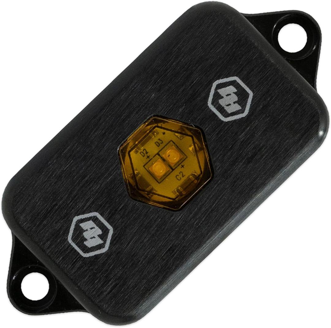 Baja Designs LED Rock Light for UTV, ATV, Off Road 4x4, Truck, Car, Boat - Waterproof, Dustproof, 1 each (Amber)
