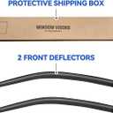 Window Visors Rain Guards Shield for 2000-2007 Chevy Monte Carlo, Out-Channel Window Vent Wind Deflectors Visors Shades for 00-07 Monte Carlo