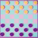 YOBRO Colorful Checkers Board Game, Portable Travel Checkers Set with Folding Board, Classic 2-Player Strategy Game for Family Fun, Family Game Night