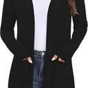 Yincro Womens Lightweight Cardigan Long Sleeve Open Front Casual Sweater Cardigans