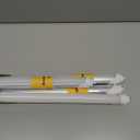 CYLED T8 2Ft 60cm 10-Watt Led Tube Light. Nortal White Color 5000K,Double Ended Input 20Watts Replacement Fluorescent Pack of 4 Units