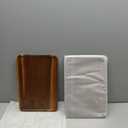 2 PCS Solid Acacia Wood Serving Trays 13 * 9 inch Rectangular Wooden Serving Platters Natural Wooden Boards for Bar Coffee Party（Wood Log Color）