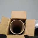 4x48 inches Reinforced Kraft Paper Tube, Pack of 1 Tube with 2 Lids, USPS Approved Poster Tube Safe, Cardboard Tube Made in USA for Shipping and Storage