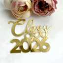 Class of 2026 Cake Topper,Congrats Grad Cake Topper,Graduate Party-2026 High School/College/Senior Graduation Party Party Decorations