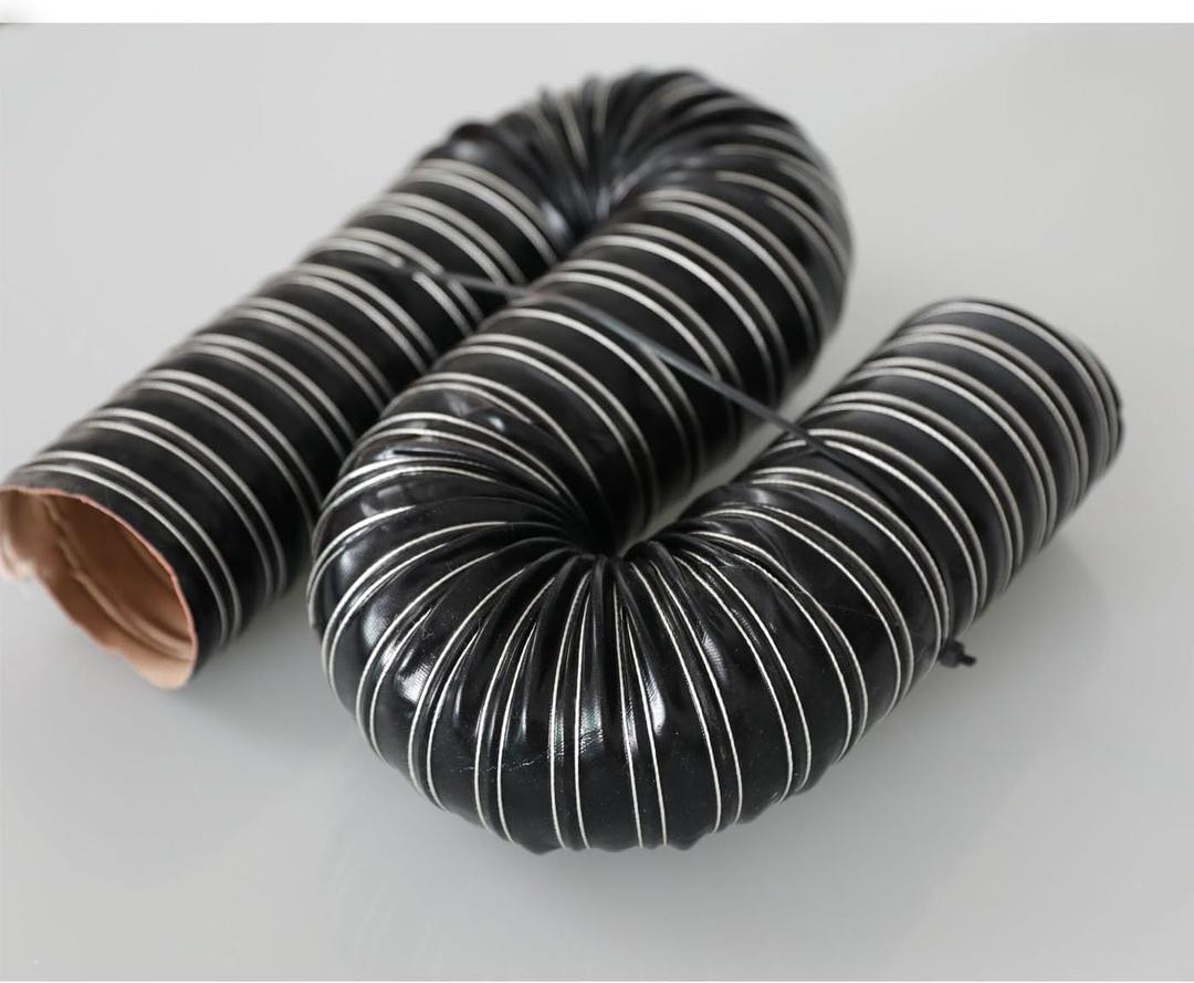 Heat Resistant Automotive Silicone Flexible Brake Cooling Air Ducting Induction Intake Pipe Hose, Inner Diameter 102mm (4"), Length 1 Meter (3.3 Feet), Black