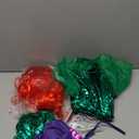 The Little Girls Mermaid Princess Dress Costume Wig Tiara Wand, 3-4Years