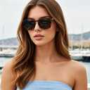 3 Pack Polarized Sunglasses for Women Classic Retro UV400 Protection
