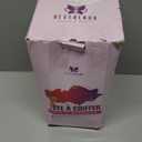 18" Mannequin Head Human Hair with Stand - 100% Real Human Hair Mannequin Head for Braiding, Cosmetology Manikin Doll Head for Hair Styling with Tripod Stand Table Clamp Hair Braiding Set,Black