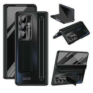 Galaxy Z Fold 7 Case with Hinge Protection, Kickstand, S Pen Holder, Screen Protector and Camera Protection - for Samsung Galaxy Z Fold 7 5G 2025 (Black)