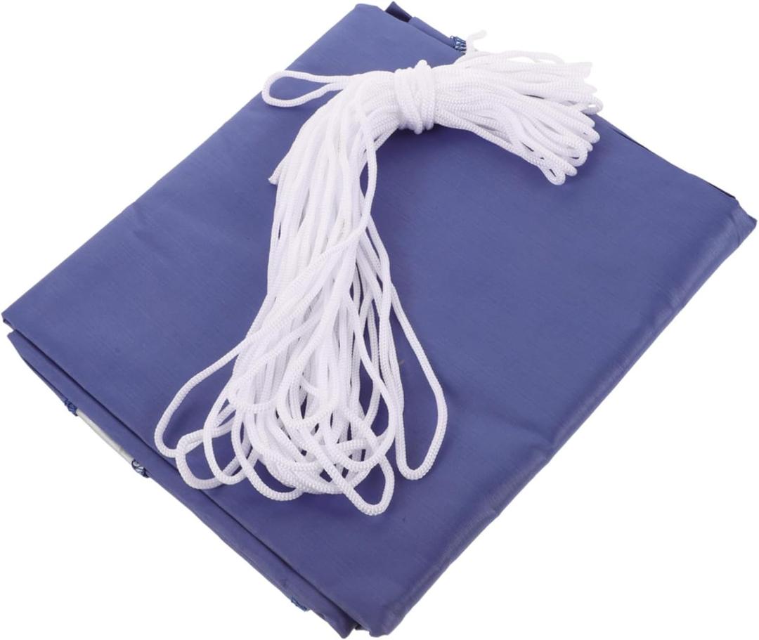 Inflatable Pool Cover Blue Protective Cap for Home Inflatable Pools Easy to Install Weather-Resistant Material Fits Various Dustproof Heat Insulation for Outdoor Use