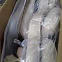 Efomao Big and Tall Office Chair 400lbs  PU Leather Executive Office Chair with Lumbar Support & Leg Rest, Heavy-Duty Computer Chair for Home Office, Dark Beige