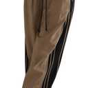 LOMON Pants for Women Wide Leg Side Striped Pants Drawstring Baggy Palazzo Work Trousers with Pockets