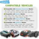 3 x Replacement Blades for Segway Navimow i105N, i108N, i110N, H500N, H800N, H1500N, H3000N, Stainless Steel Robotic Lawn Mower Blades 36pcs Silver