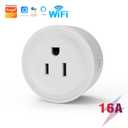 2 x 16A Smart Plug Wi-Fi Mini, Compatible with Alexa & Google Home, Timer 2.4G Wi-Fi Only,Remote Control with Timing Function, Timing and scheduling,Works with Your Wi-Fi Router  no hub Required.