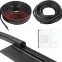 RV Slide Out Seal Base, D-Seal Wiper Weather Stripping Compatible with RV Camper, 1" x 15/16" x 35' & 1/2' x 2.75' x 35Black Rubbers Replaces# 018-312-EKD, 018-341 EK