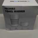 Towel Warmer for Bathroom, Upgrade 24L Capacity Silicone Foldable Towel Warmer Bucket with Timer, Remote Control & Auto Shut Off, Fits 3 Oversized 35X 70 Towels, Blanket, Bathrobes