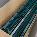 25 Pcs Electric Fence Posts, 3.33FT/102CM Garden Fence Post Portable Temporary Electric Fences Plastic Fence Posts Ideal for Paddock Fencing Grazing Livestock Control Horse Cattle Sheep(Green)