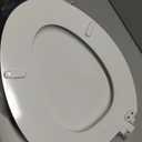 KOHLER Stonewood Quiet-Close, Elongated Toilet Seat Soft Close, Durable Wood, Easy Installation, Universal Fit, Home Essentials, White Finish, K-20466-0
