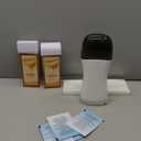 Roll on Wax Kit for Hair Removal at Home Roller Waxing Depilatory for Women Men Honey Soft Wax Kit for Coarse & Thick Hair with Warmer and Strips (3.53 Ounce (Pack of 2))