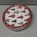 Funnymoom 60 Pcs Red Christmas Paper Plates 9 Inch Xmas Buffalo Plaid Tree Snowflake Disposable Plates Merry Christmas Tree Themed Tableware for Holiday Xmas Winter Party Decorations Supplies